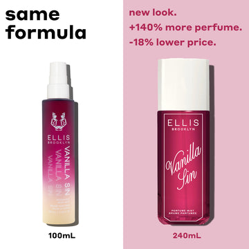 VANILLA SIN Perfume Mist 100ml with 