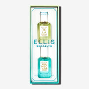 ISLA TIME Gift Set containing ISLA SIRENA Eau de Parfum 7.5ml and MIAMI NECTAR Eau de Parfum 7.5ml on white background