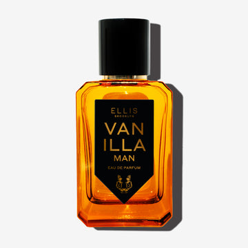 Vanilla Man 50ml Eau De Parfum on white background. | english_image